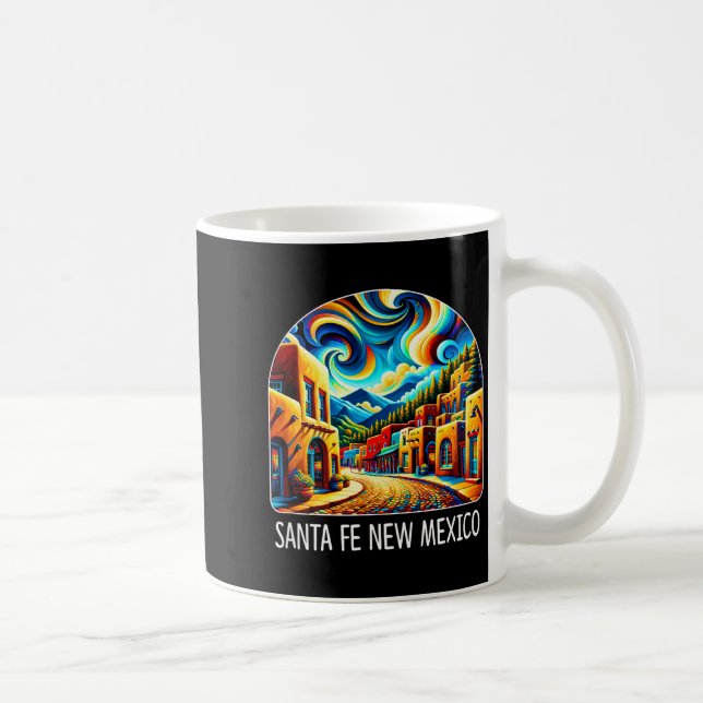 Santa Fe New Mexico - Expressionism Art -  Kaffeetasse (Rechts)