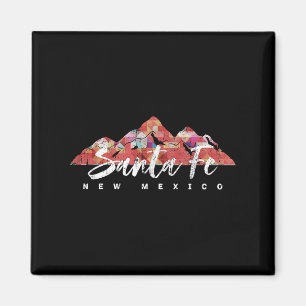 Santa Fe New Mexico Familienreise Wandern Camping  Magnet