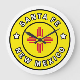 Santa Fe New Mexico Große Wanduhr