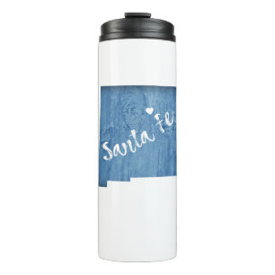 Santa Fe New Mexico Holzkörner Thermosbecher
