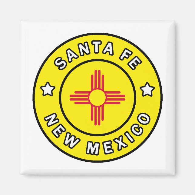 Santa Fe New Mexico Magnet (Vorne)