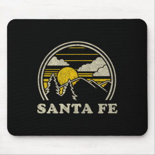 Santa Fe New Mexico Nm T-Shirt Vintage Wandern Ber Mousepad