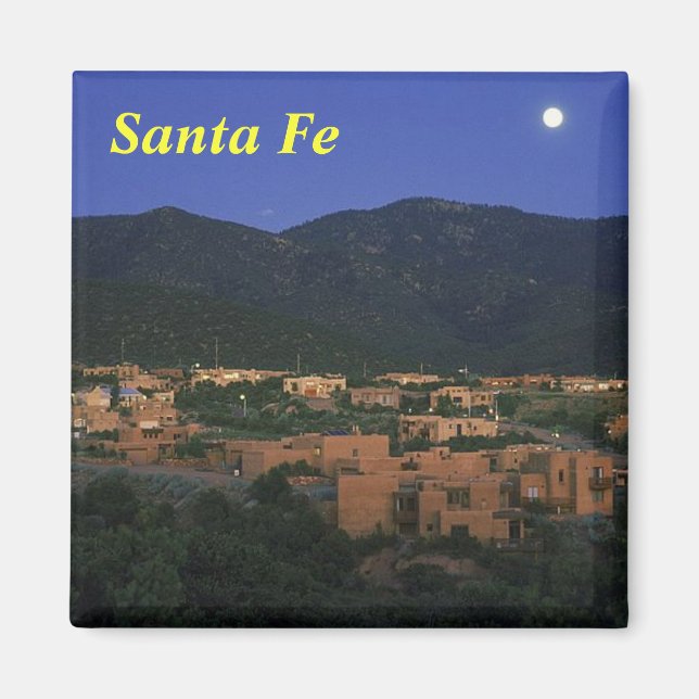 Santa Fe New Mexico, Santa Fe Magnet (Vorne)