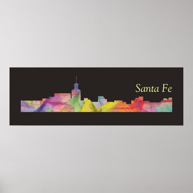 SANTA FE, NEW MEXICO SKYLINE BB - POSTER (Vorne)
