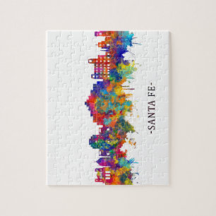 Santa Fe New Mexico Skyline Puzzle
