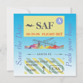 SANTA FE, NEW MEXICO SKYLINE WB1 - SAVE THE DATE