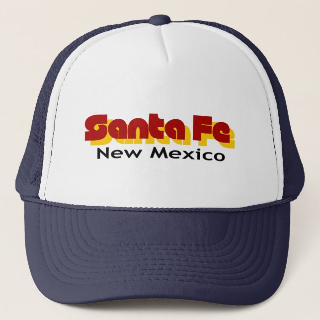 Santa Fe New Mexico Truckerkappe (Vorderseite)