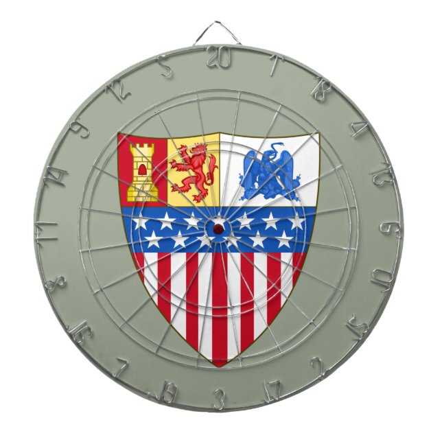 Santa Fe, New Mexico (Wappen) Dartscheibe (vorne)