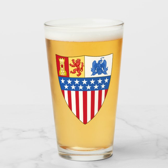 Santa Fe, New Mexico (Wappen) Glas (Vorne (Gefüllt))