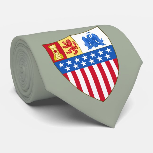 Santa Fe, New Mexico (Wappen) Krawatte (Gerollt)