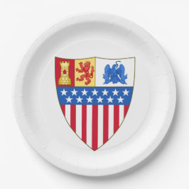 Santa Fe, New Mexico (Wappen) Pappteller