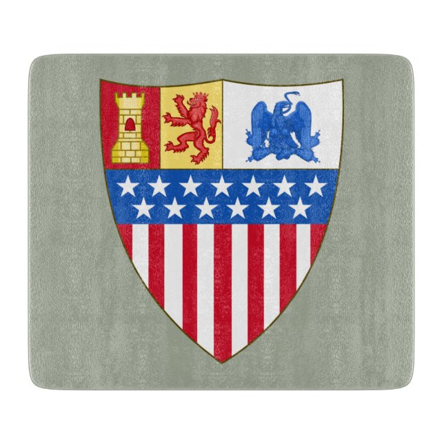 Santa Fe, New Mexico (Wappen) Schneidebrett (Vorderseite)