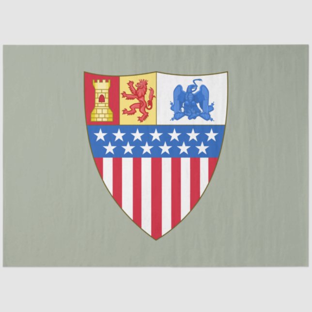 Santa Fe, New Mexico (Wappen) Seidenpapier (Vorderseite)