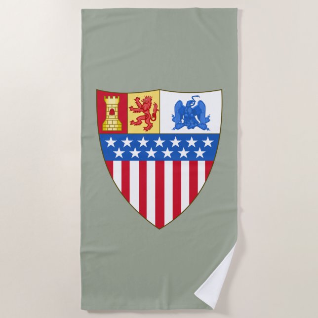 Santa Fe, New Mexico (Wappen) Strandtuch (Vorderseite)