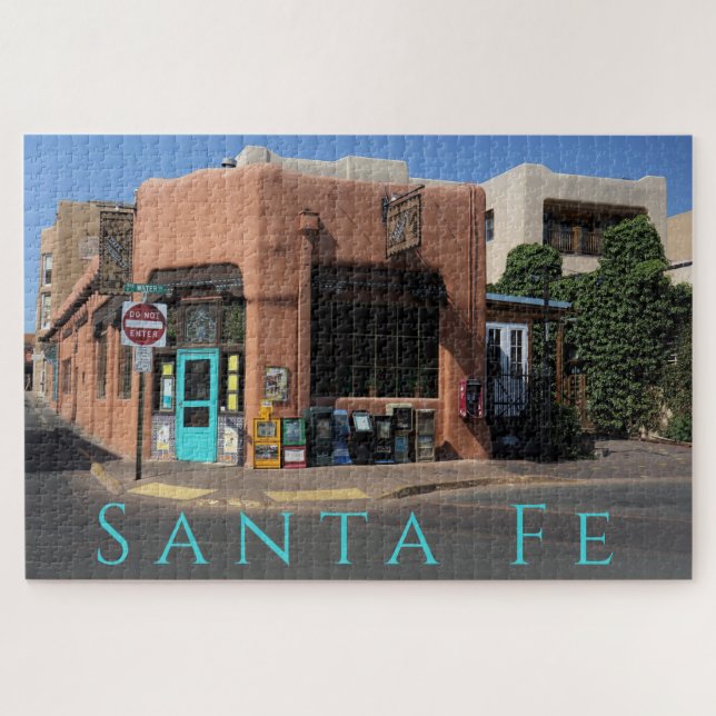 Santa Fe New Mexico Water St. und Don Gaspar Puzzle (Horizontal)