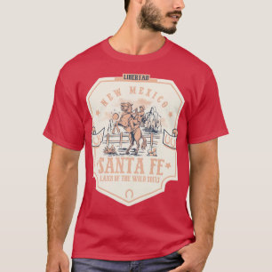 Santa Fe New Mexico Wild-West-Stadt T-Shirt