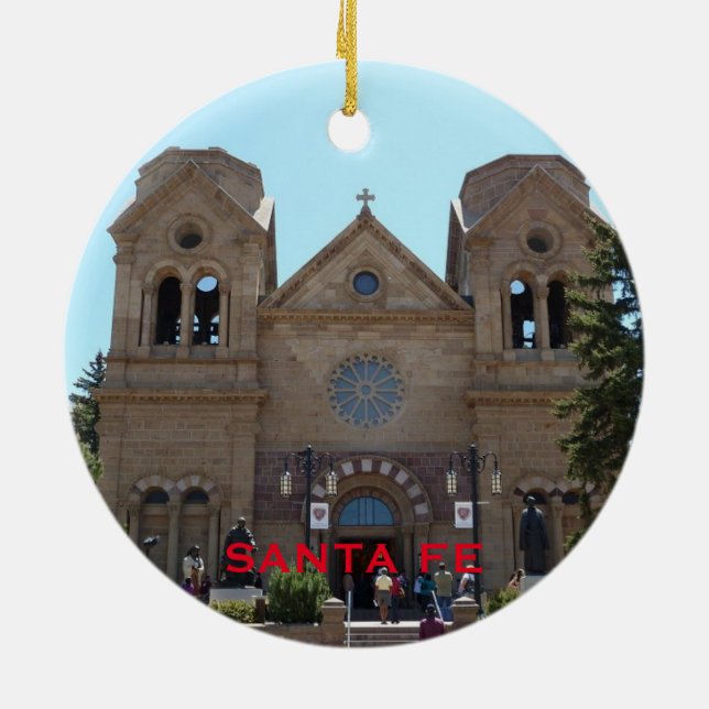 Santa Fe New Mexiko Christmas Ornament (Hinten)
