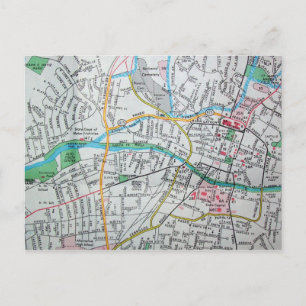 Santa Fe, NM Vintage Karte