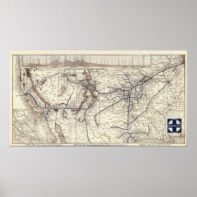 Santa Fe Poster (Vorne)