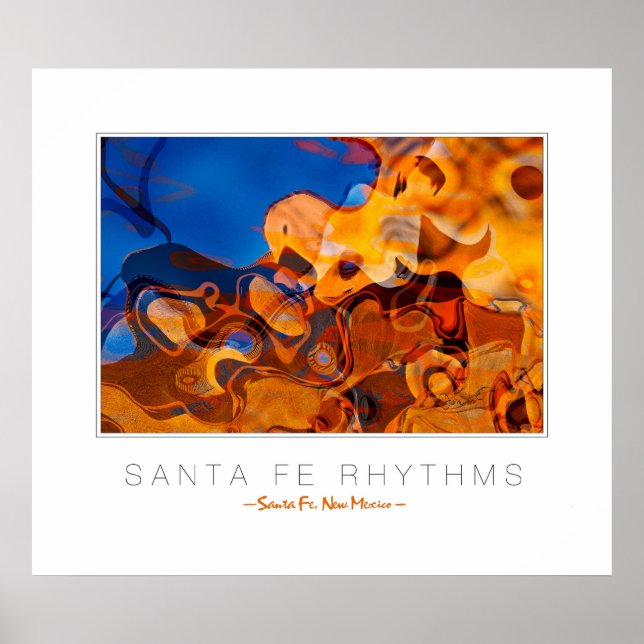 Santa Fe Rhythms Gallery drucken Poster (Vorne)