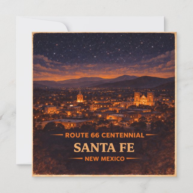 Santa Fe Route 66 Centennial Reise-Schreibwaren (Vorderseite)
