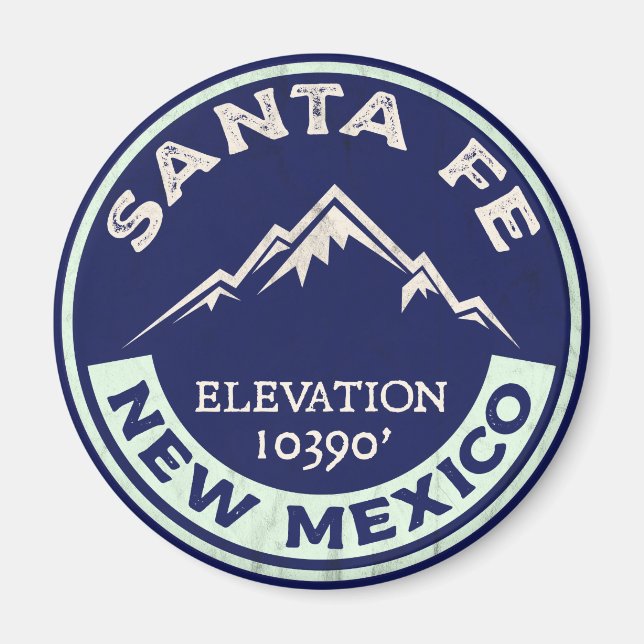 Santa Fe Ski New Mexico Skigebiet Magnet (Vorne)