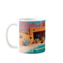 Santa Fe Sunrise – Retro Travel Mug