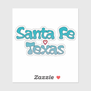 Santa Fe Texas Aufkleber