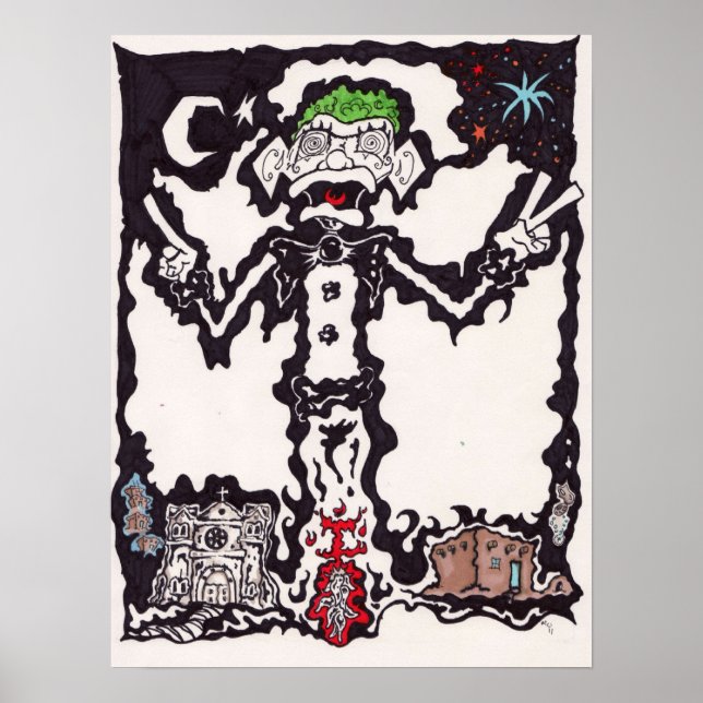 Santa fe zozobra poster (Vorne)