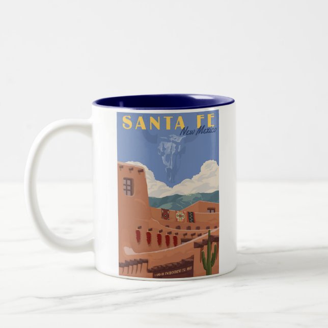 SANTA FE ZWEIFARBIGE TASSE (Links)