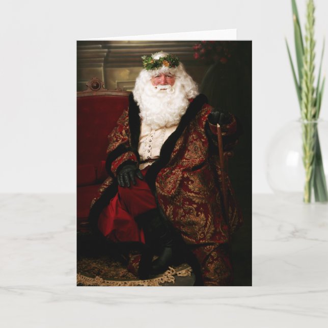 Santa Feiertagskarte (Vorderseite)