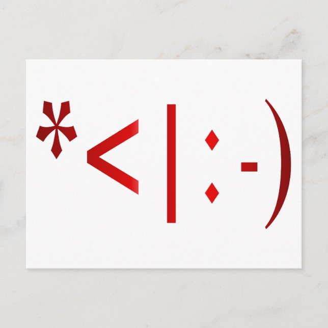 Santa Feiertagspostkarte (Vorderseite)