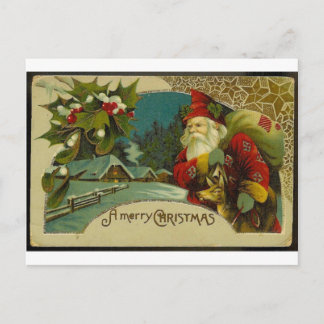 Santa Feiertagspostkarte