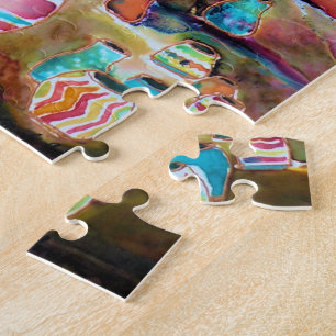 Santa- Felilien-Puzzlespiel Puzzle