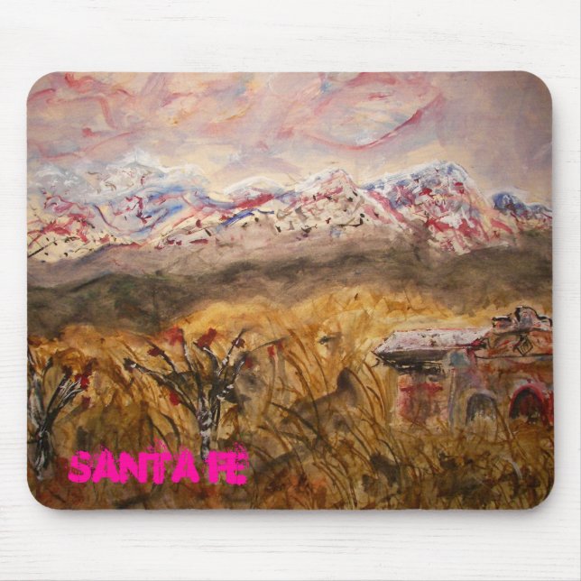 Santa- Feschnee Mousepad (Vorne)