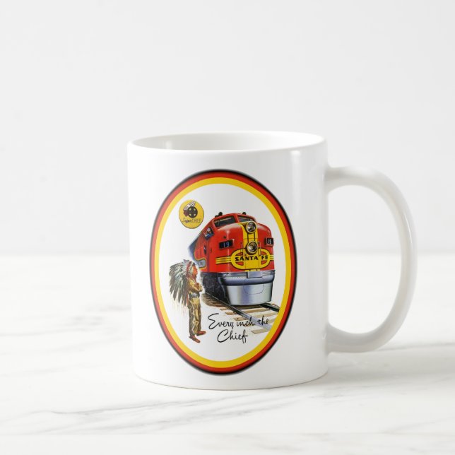 Santa Fesuperhauptzug-Kaffeetasse Kaffeetasse (Rechts)