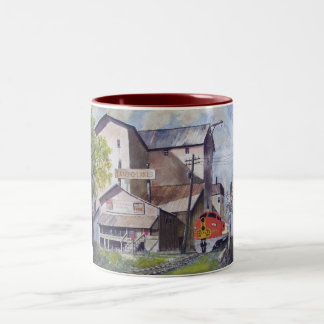 Santa- Fezug Depot-Tasse Zweifarbige Tasse