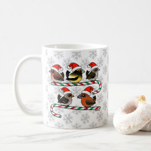 Santa Finches Kaffeetasse