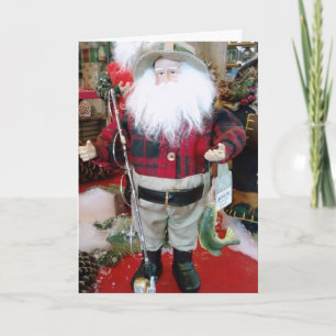 "SANTA FISCHEN" FÜR MEINE "TWIN" BEI CHRISTMAS FEIERTAGSKARTE
