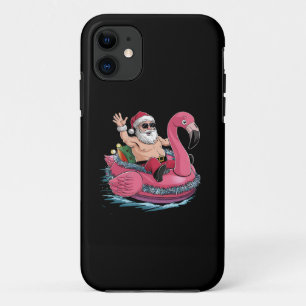 Santa Flamingo Schwimmhilfe Weihnachten im Juli So Case-Mate iPhone Hülle