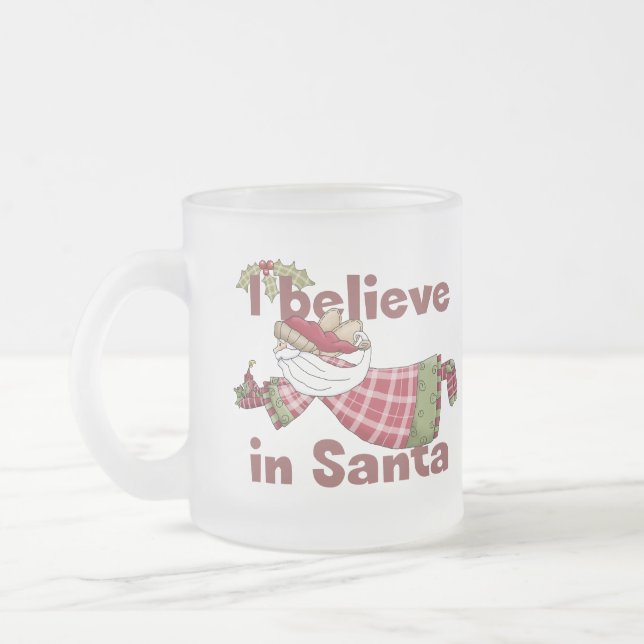 Santa Flies Mattglastasse (Links)