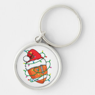 Santa Football Sports Ball Männer Weihnachten Weih Schlüsselanhänger