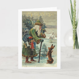 Santa Frage die Way Card Karte