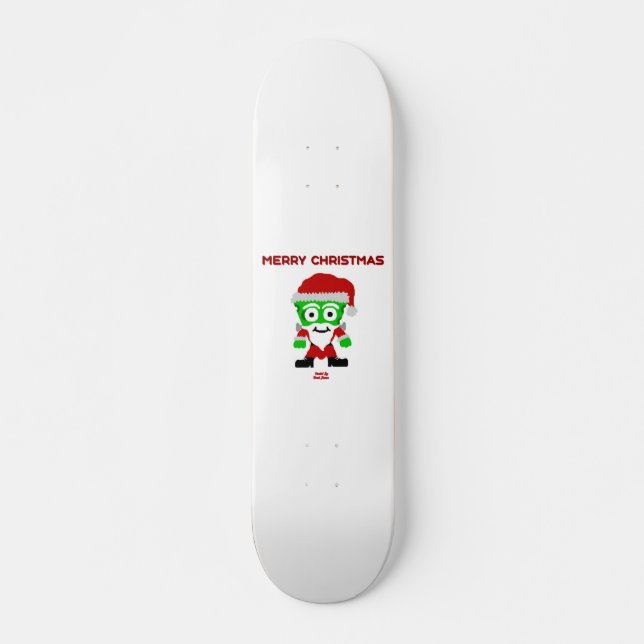 Santa FrankenKäse-Skateboard Skateboard (Vorne)