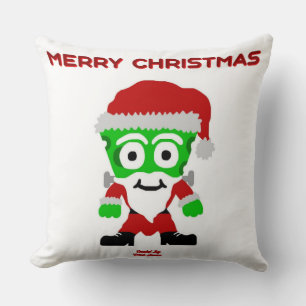 Santa FrankenKäse Square Throw Kissen