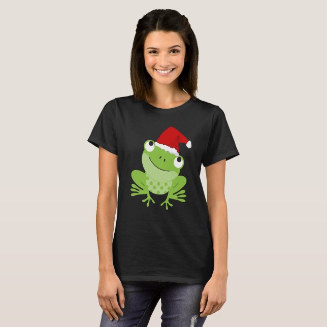 Santa Frog T - Shirt (Vorne ganz)