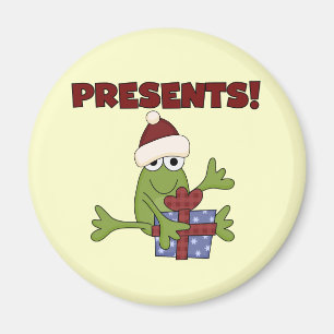 Santa Frog Tshirts und Geschenke Magnet