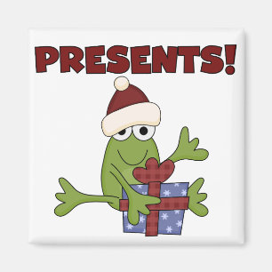 Santa Frog Tshirts und Geschenke Magnet