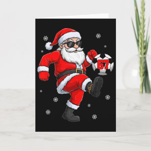 Santa Fußball Byll Sports Weihnachten Fußballspiel Karte