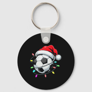 Santa Fußball Ll Weihnachtslichter Kinder Jungen F Schlüsselanhänger